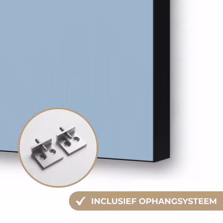 Dusty - Denim - Blauw Textielframe zwart klein 947 -USP_ophangsysteemNL