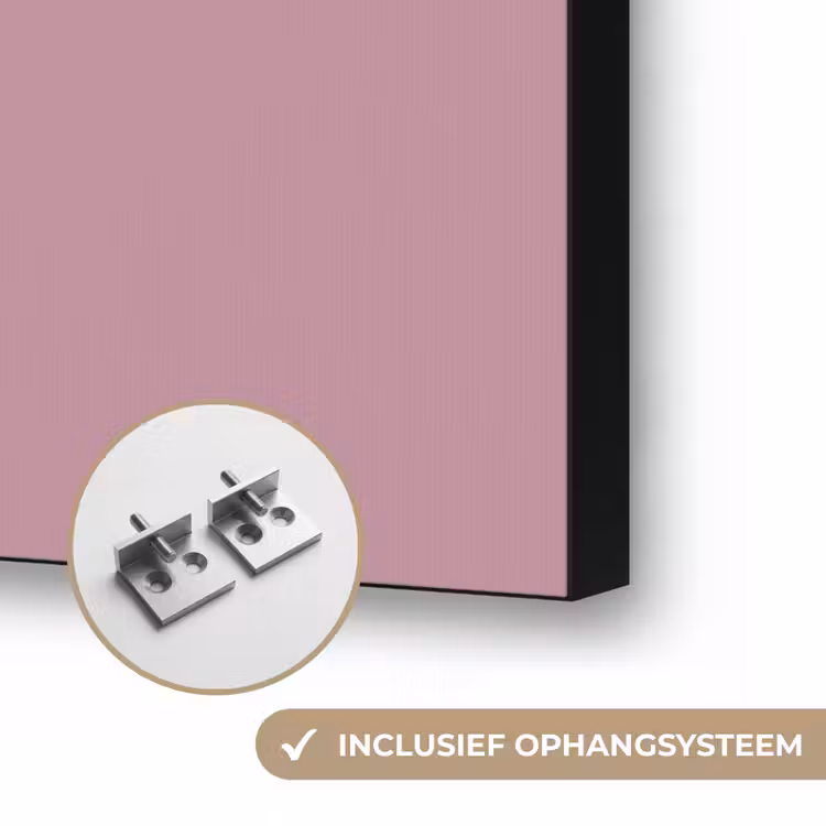 Dusty - Mauve - Paars Textielframe zwart klein 947 -USP_ophangsysteemNL