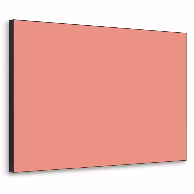 Dusty - Peach - Koraal Textielframe zwart klein 947 -3d