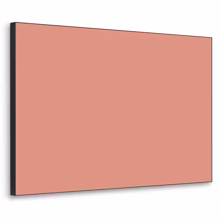 Earthy - Rose - Koraal Textielframe zwart klein 947 -3d