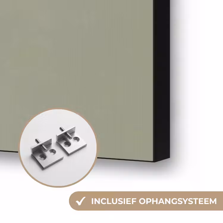 Eend - Konijnoren - Grijs Textielframe zwart klein -USP_ophangsysteemNL