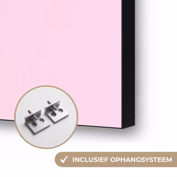 Ei - Disco - Ontbijt - Glitter Textielframe zwart klein -USP_ophangsysteemNL