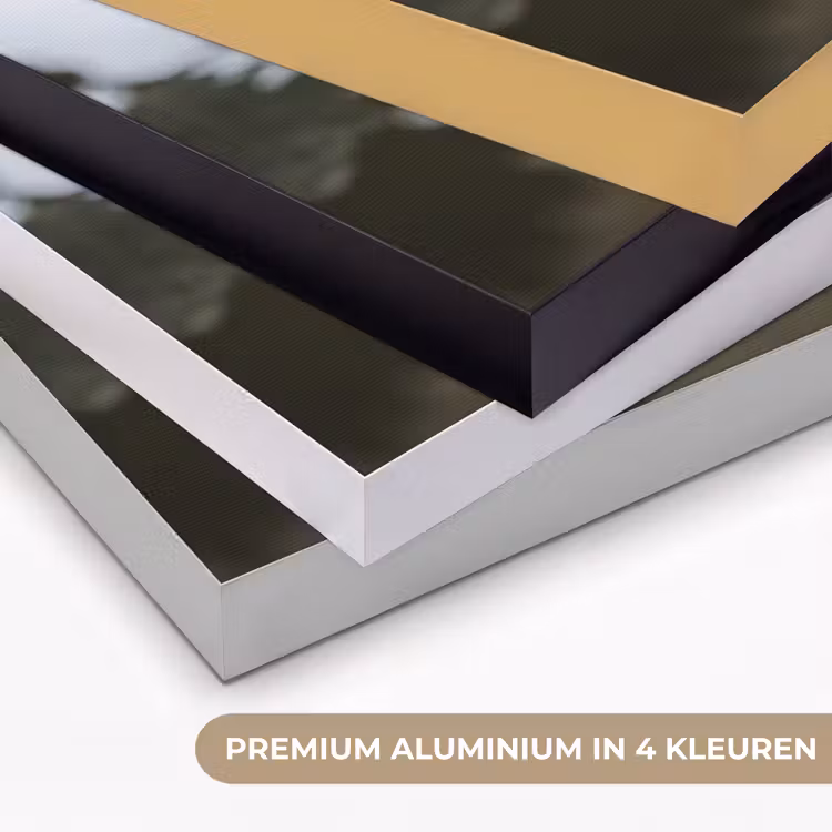 Eikel - Eikenblad - Bos - Herfst - Natuur Textielframe zwart klein -USP_kleurenNL