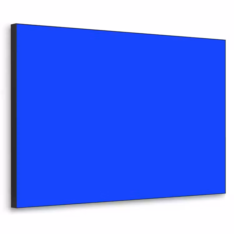 Electric - Blue - Blauw Textielframe zwart klein 947 -3d