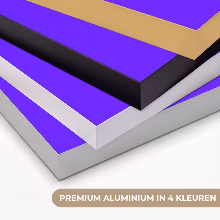 Electric - Indigo - Paars Textielframe zwart klein 947 -USP_kleurenNL