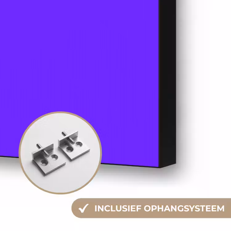 Electric - Indigo - Paars Textielframe zwart klein 947 -USP_ophangsysteemNL