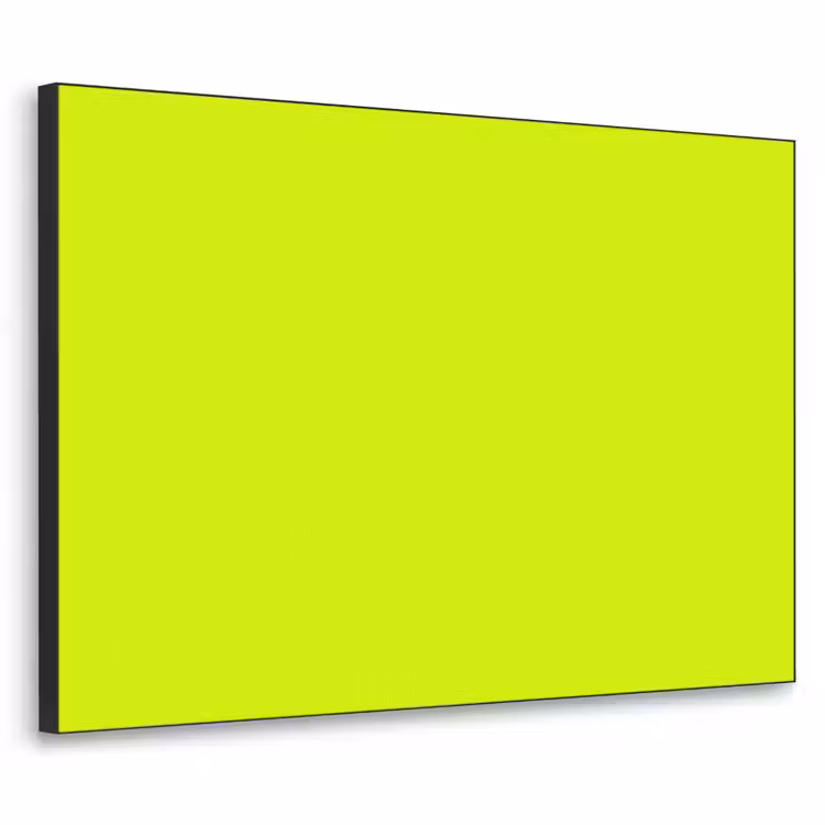 Electric - Lemon - Geel Textielframe zwart klein 947 -3d