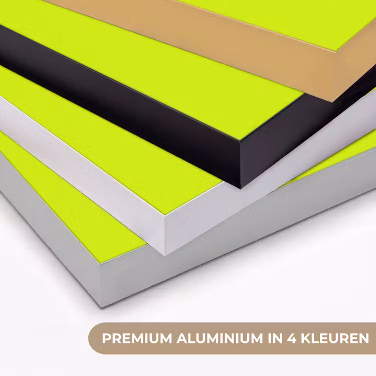 Electric - Lemon - Geel Textielframe zwart klein 947 -USP_kleurenNL