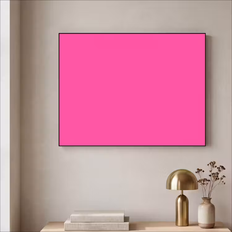 Electric - Magenta - Roze Textielframe zwart klein 947 -sfeer2