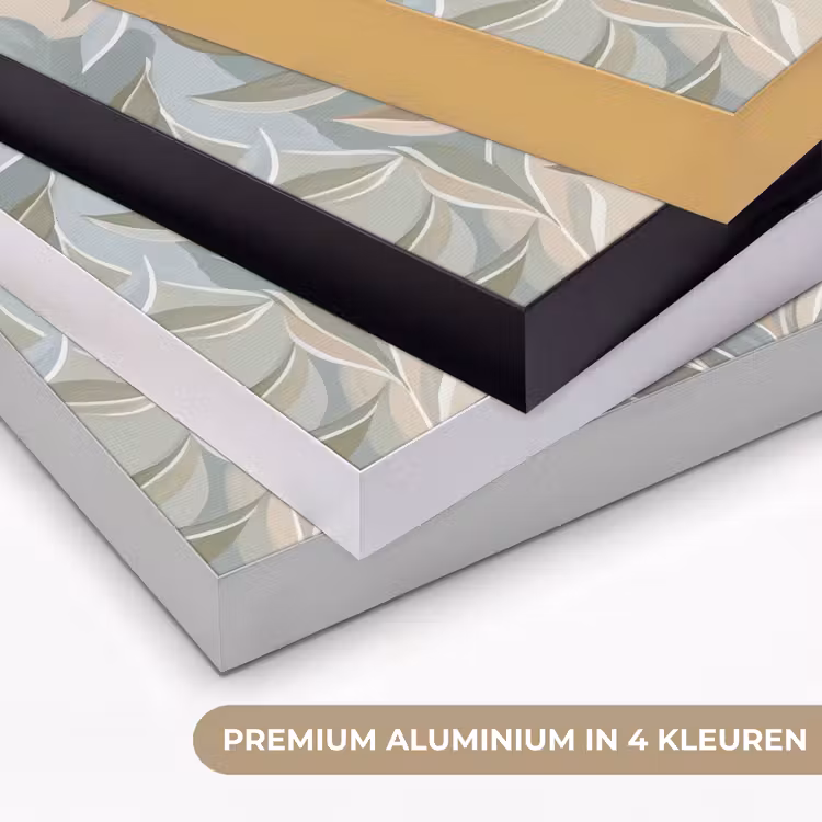 Elegant - Romantiek - Roze Textielframe zwart klein -USP_kleurenNL