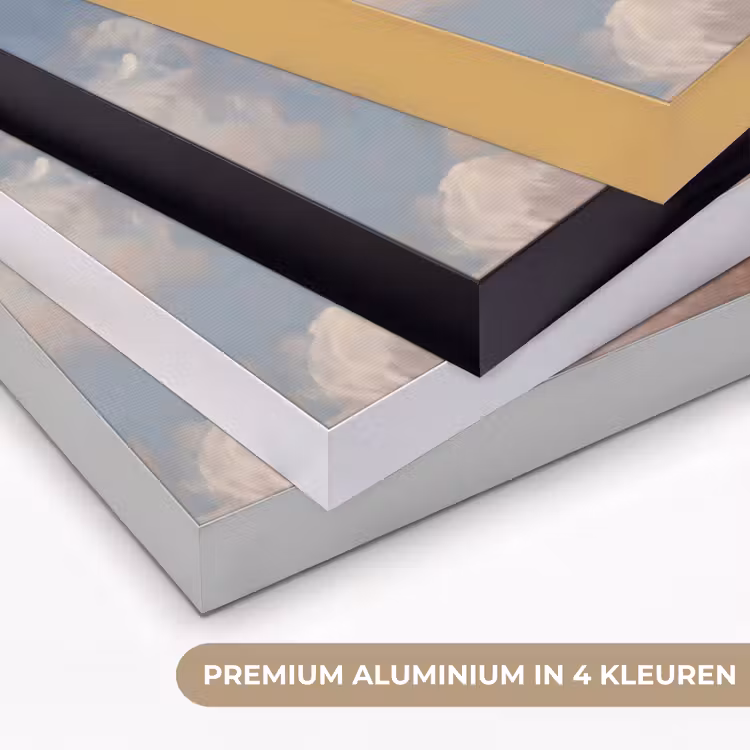 Engel - Pijl en boog - Mythologie - Klassiek Textielframe zwart klein -USP_kleurenNL