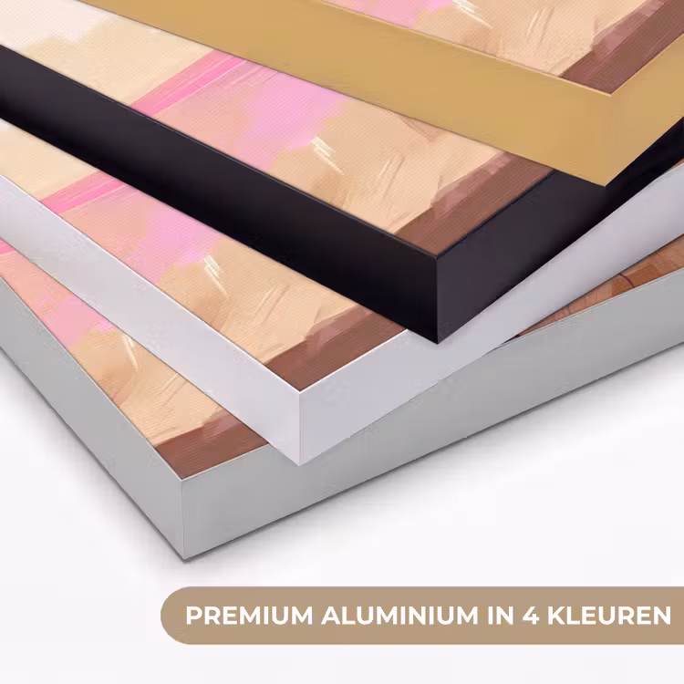 Eten - Brood - Olijfolie - Abstract - Keuken Textielframe zwart klein -USP_kleurenNL