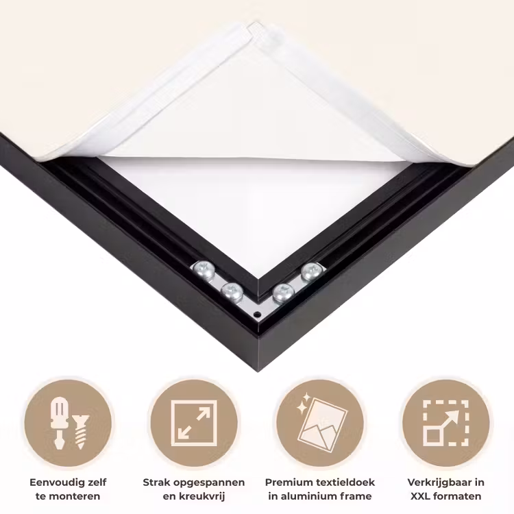 Eten - Citroenen - Keuken - Illustratie - Geel Textielframe zwart klein -USP_feed_closeupNL