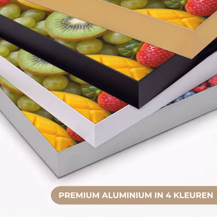 Eten - Fruit - Vers - Kleurrijk - Voeding Textielframe zwart klein -USP_kleurenNL