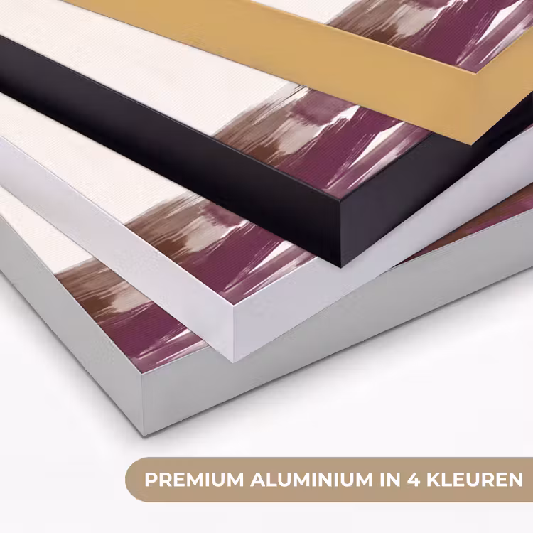 Eten - Schaal - Stilleven - Modern - Rood Textielframe zwart klein -USP_kleurenNL