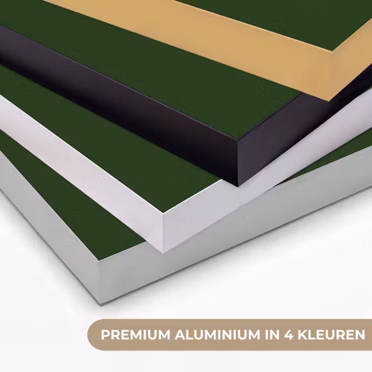 Forest - Green - Groen Textielframe zwart klein 947 -USP_kleurenNL