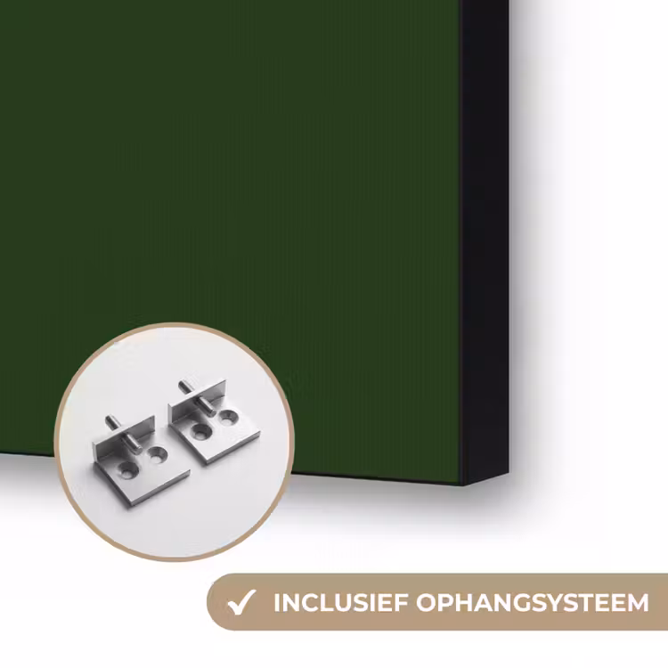 Forest - Green - Groen Textielframe zwart klein 947 -USP_ophangsysteemNL