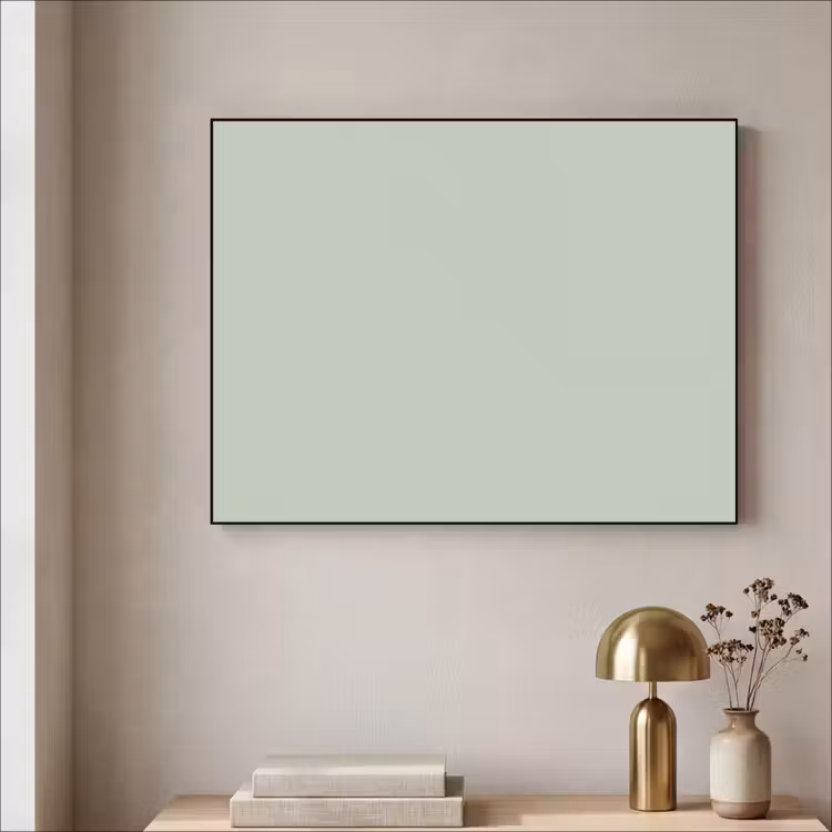 Frosted - Mint - Groen Textielframe zwart klein 947 -sfeer2