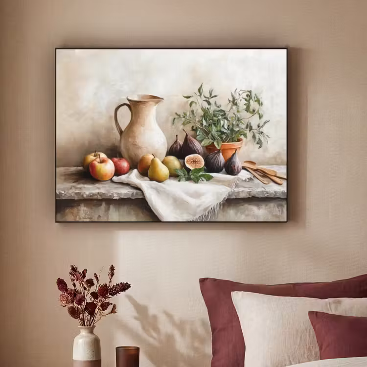 Fruit - Kruiden - Landelijk Textielframe - compleet frame klein -sfeer1