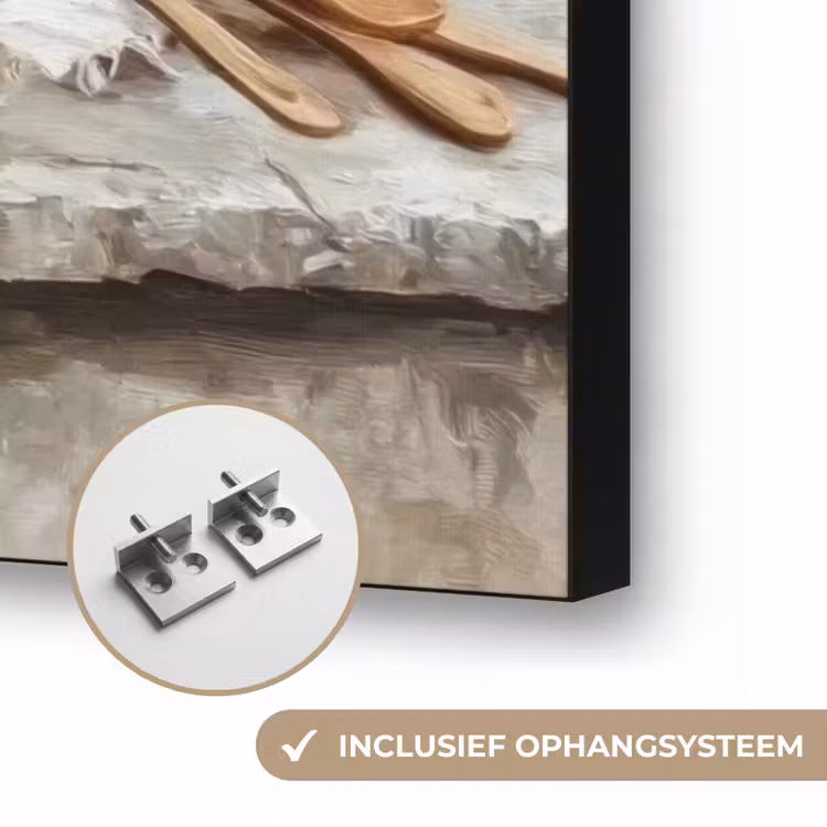 Fruit - Kruiden - Landelijk Textielframe zwart klein -USP_ophangsysteemNL