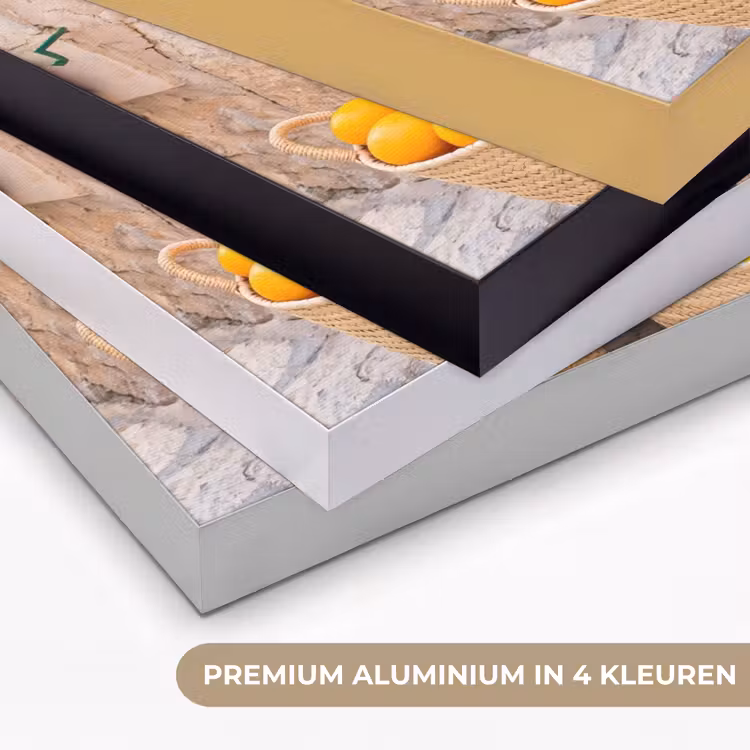 Art frame - Fruit - Markt - Vers - Fruit - Markt - Vers Textielframe zwart klein