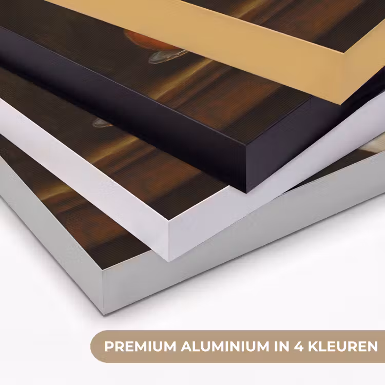 Fruit - Stilleven - Wijn - Kaars Textielframe zwart klein -USP_kleurenNL