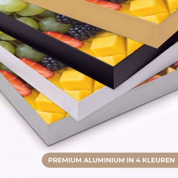 Fruit - Variatie - Kleurrijk - Vers - Eten Textielframe zwart klein -USP_kleurenNL