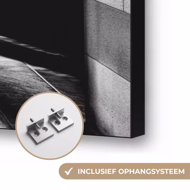 Gang - Bogen - Schaduw - Diepte Textielframe zwart klein -USP_ophangsysteemNL