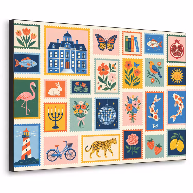 Gebouw - Koepel - Architectuur - Klassiek - Grijs Textielframe zwart klein -3d