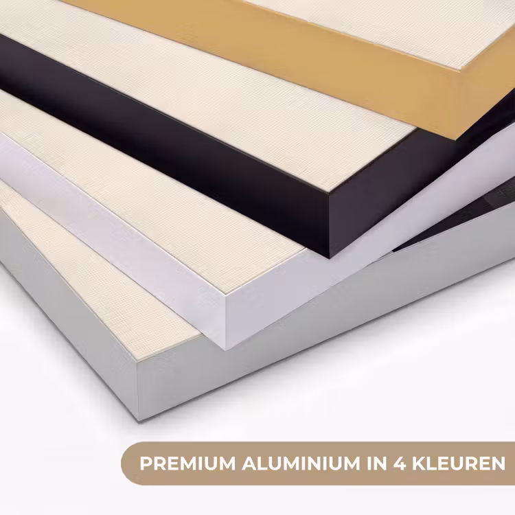Geometrische - Vormen - Wit Textielframe zwart klein -USP_kleurenNL