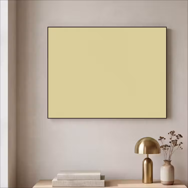 Golden - Clover - Geel Textielframe zwart klein 947 -sfeer2
