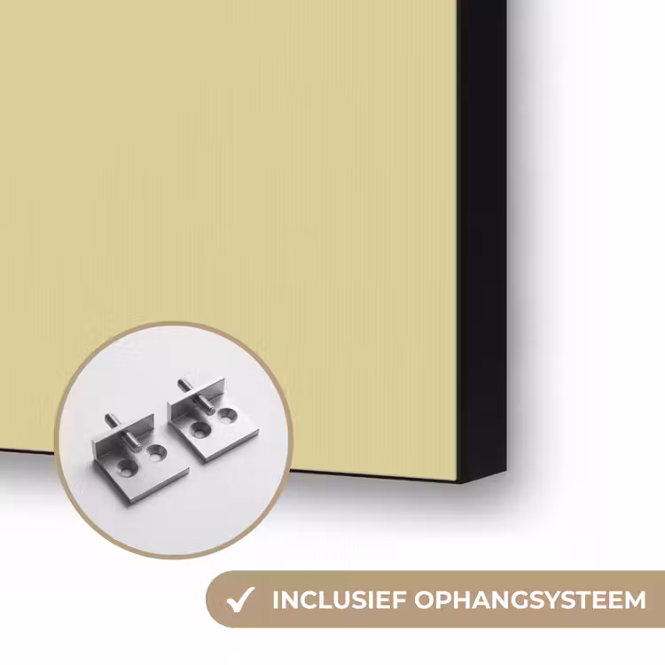 Golden - Clover - Geel Textielframe zwart klein 947 -USP_ophangsysteemNL