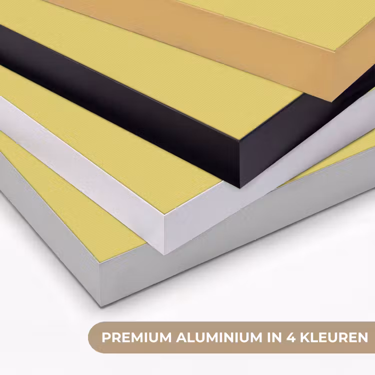 Golden - Ochre - Geel Textielframe zwart klein 947 -USP_kleurenNL