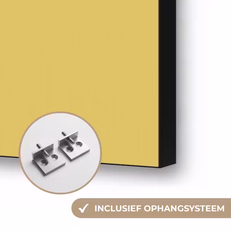 Golden - Victory - Geel Textielframe zwart klein 947 -USP_ophangsysteemNL