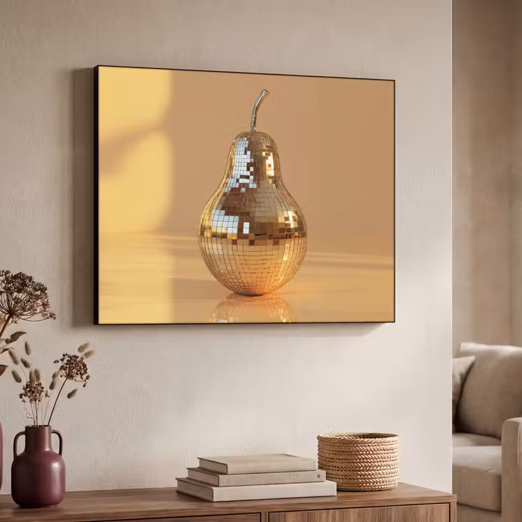 Goud - Disco - Glitter - Peer Textielframe - compleet frame klein -sfeer3