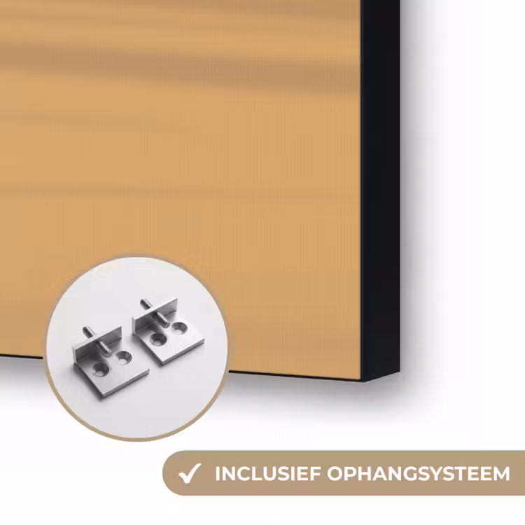 Goud - Disco - Glitter - Peer Textielframe zwart klein -USP_ophangsysteemNL