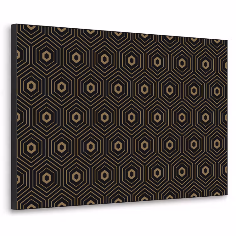 Goud - Illusie - Patroon Textielframe - compleet frame klein 947 -3d