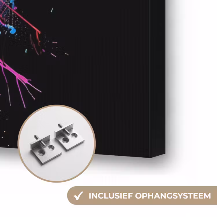 Graffiti - Sport - Darten - Dartbord Textielframe zwart klein -USP_ophangsysteemNL