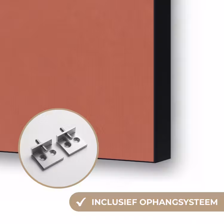 Gras - Landschap - Natuur - Abstract - Beige Textielframe zwart klein -USP_ophangsysteemNL
