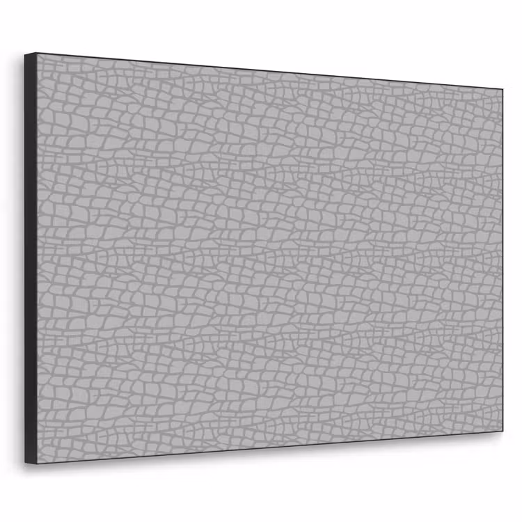 Grijs - Reptiel - Dier - Patroon Textielframe - compleet frame klein 947 -3d