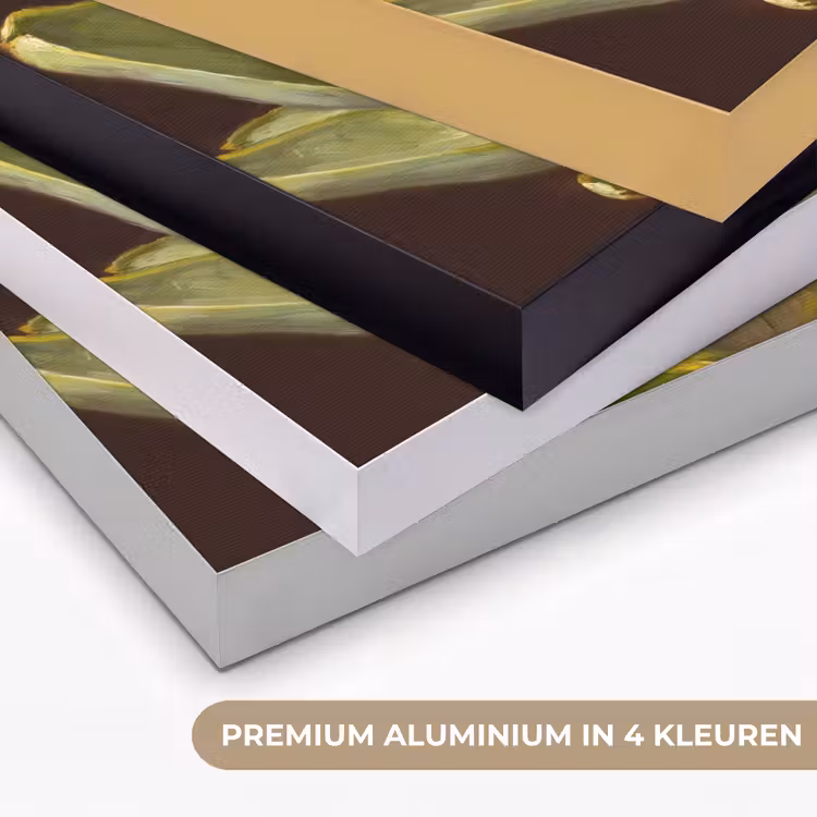 Art frame - Groente - Artisjok - Groen - Groente - Artisjok - Groen Textielframe zwart klein
