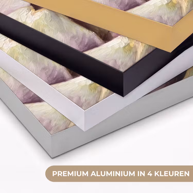 Art frame - Groente - Stilleven - Schilderij - Groente - Stilleven - Schilderij Textielframe zwart klein