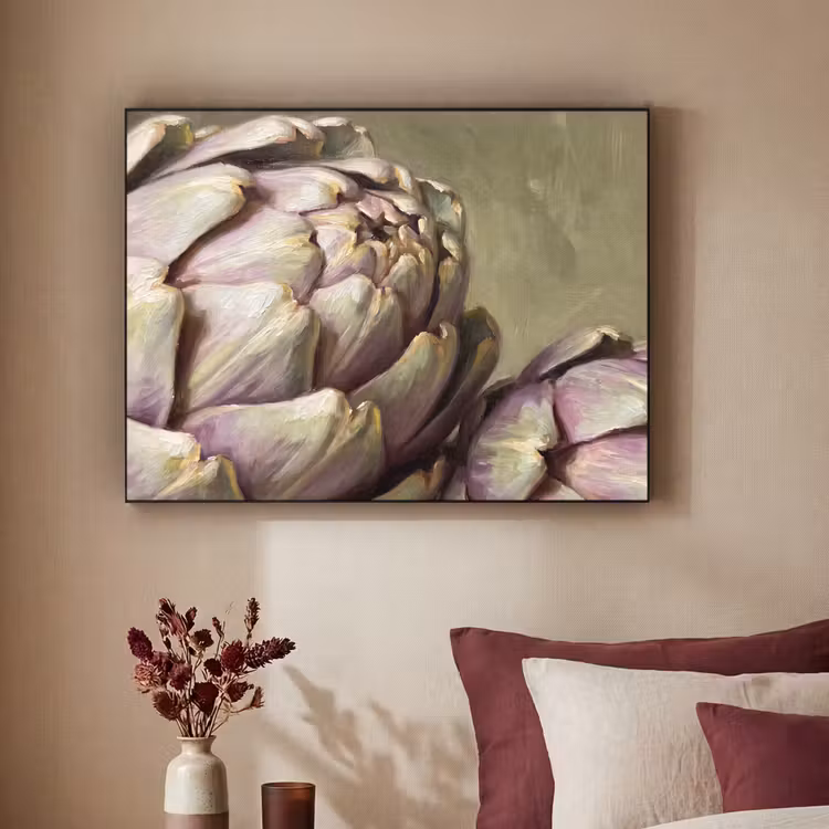 Art frame - Groente - Stilleven - Schilderij - Groente - Stilleven - Schilderij Textielframe zwart klein