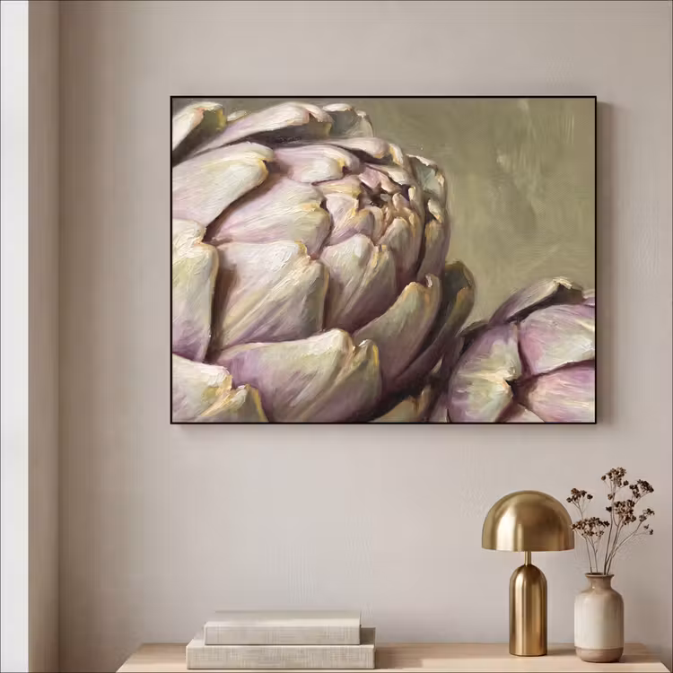 Art frame - Groente - Stilleven - Schilderij - Groente - Stilleven - Schilderij Textielframe zwart klein