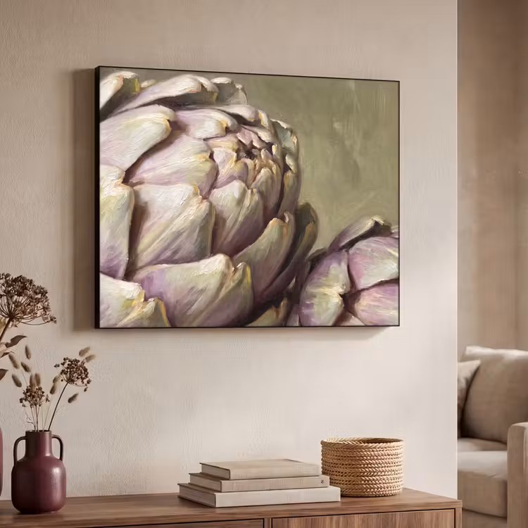 Art frame - Groente - Stilleven - Schilderij - Groente - Stilleven - Schilderij Textielframe zwart klein