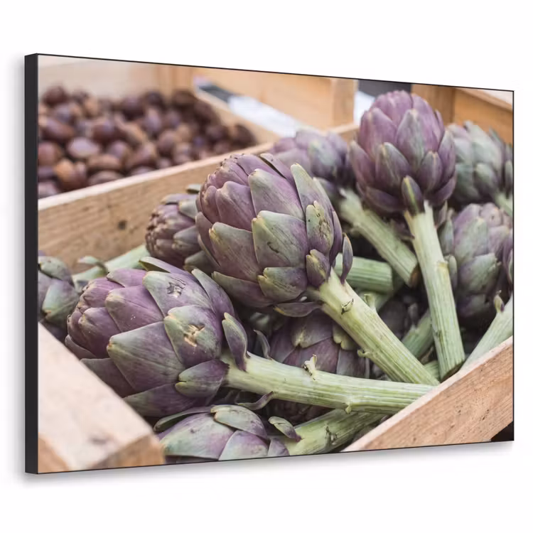 Art frame - Groenten - Markt - Vers - Groenten - Markt - Vers Textielframe zwart klein