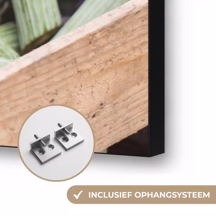Art frame - Groenten - Markt - Vers - Groenten - Markt - Vers Textielframe zwart klein