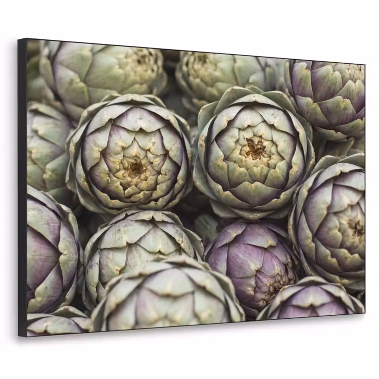 Art frame - Groenten - Vers - Eten - Groenten - Vers - Eten Textielframe zwart klein