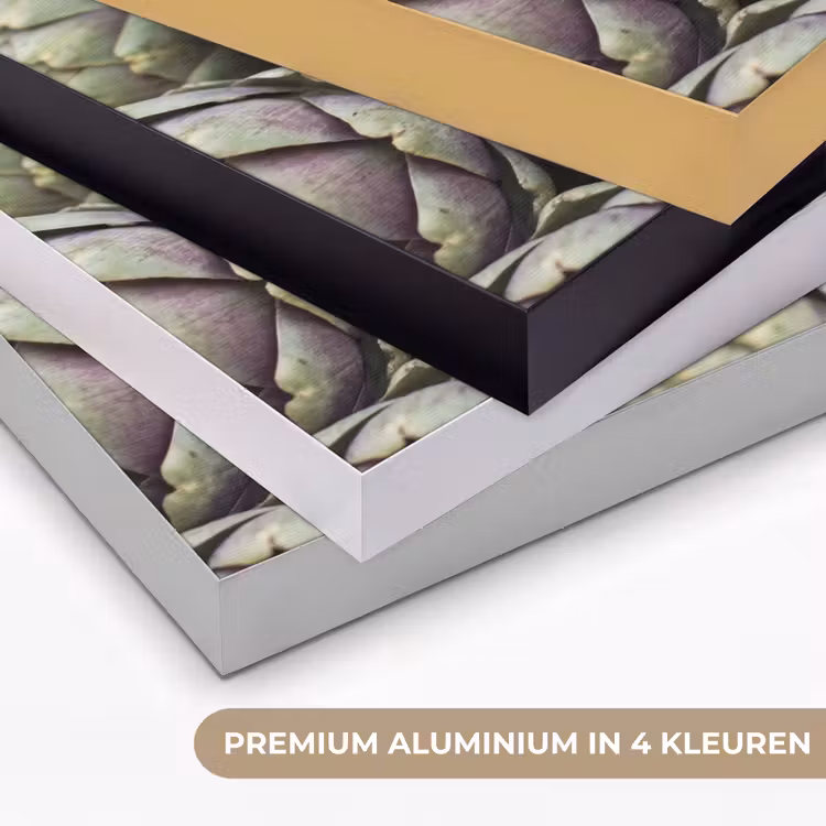 Art frame - Groenten - Vers - Eten - Groenten - Vers - Eten Textielframe zwart klein