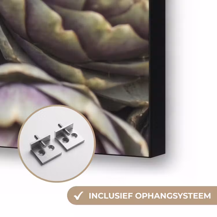 Art frame - Groenten - Vers - Eten - Groenten - Vers - Eten Textielframe zwart klein